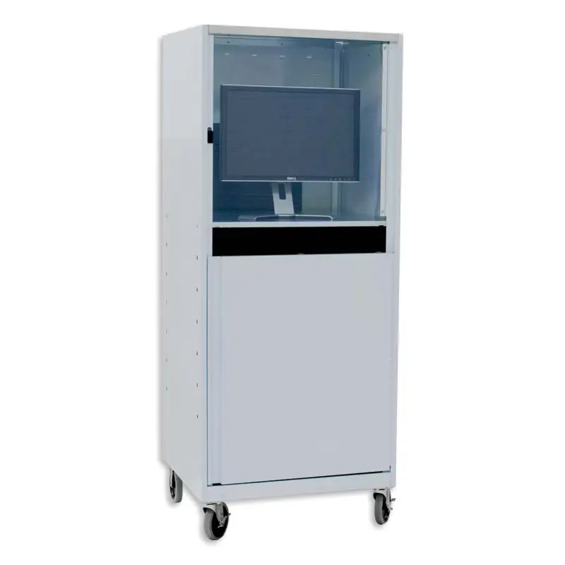 Dedoes Large Computer Cabinet – White