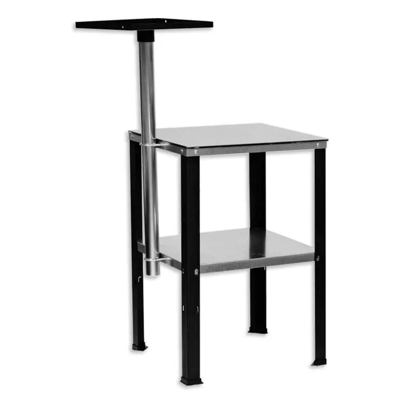 Dedoes Mini Table With Stainless Steel Cover And Viewer Assembly