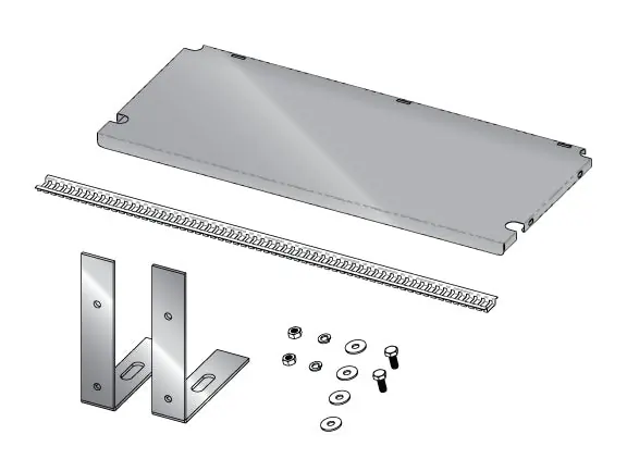 Dedoes Work Shelf Add On Assembly For The Seville Storage Rack