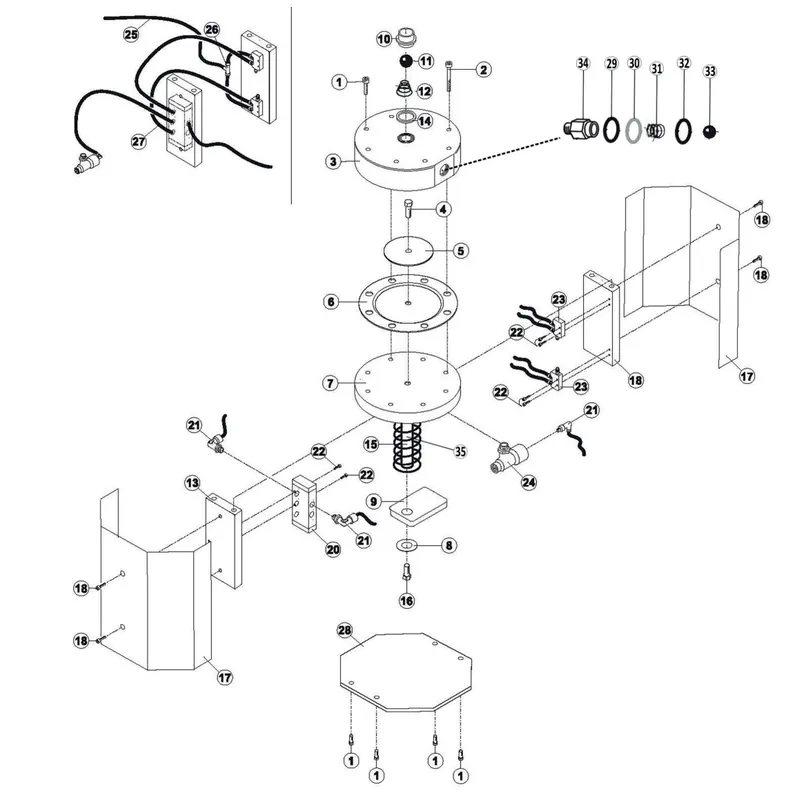 TFS Spring; For CYCLOPS Diaphragm Pump