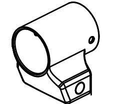 Wagner 2419801 Gun Holder Bracket, Short
