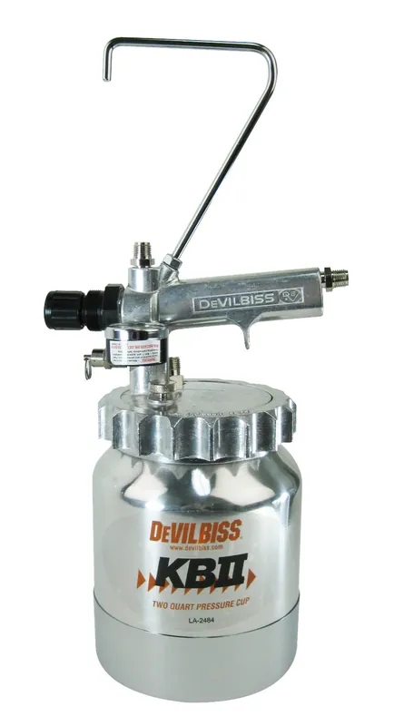 DeVilbiss KBII™ 2-quart Aluminum Pressure Cup