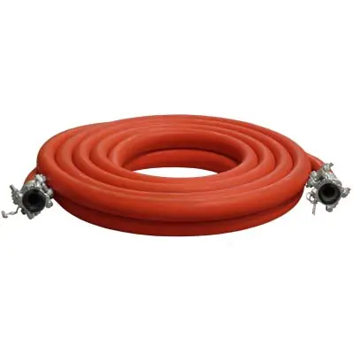 Pirate Brand 1-1/4" Air Hose Assembly (RED) W/Couplings