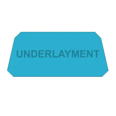 Pirate Brand 509-191 Underlayment 14" x 22"