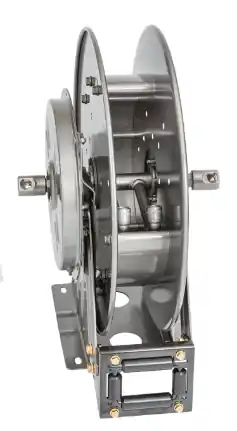 Hose Reel ½” SST MxF Super Swivel Joints W/Viton, 3/8” SST FNPT Risers