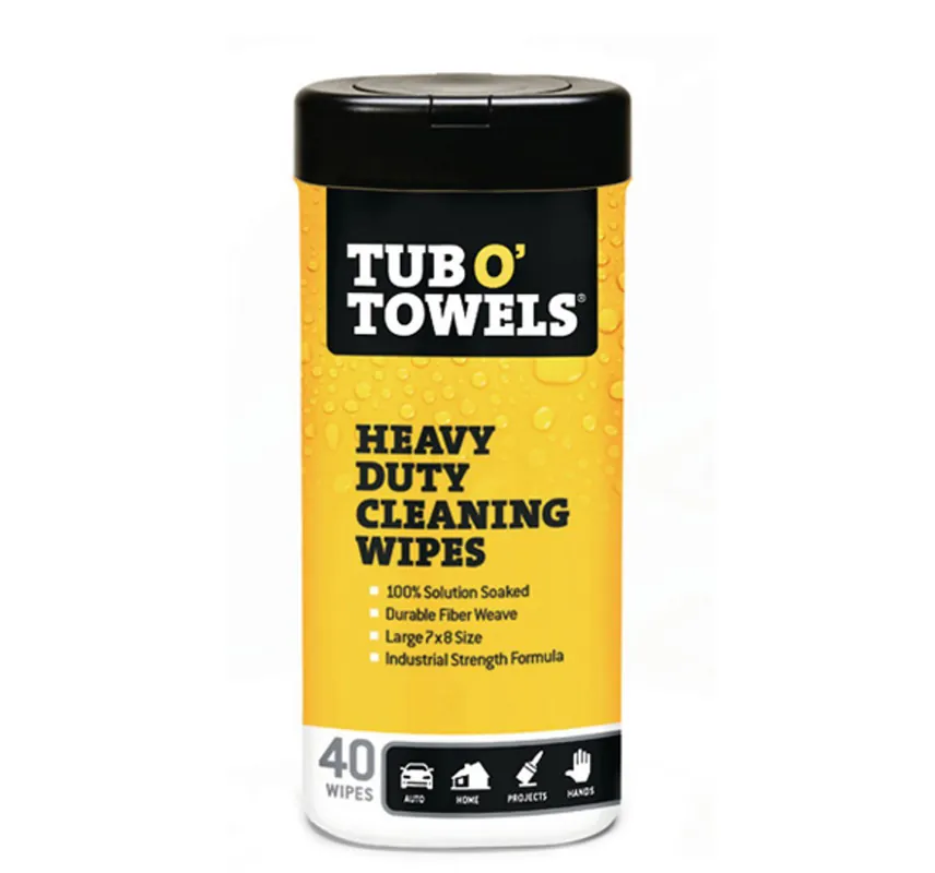 Tub O‘ Towels Heavy Duty Cleaning Wipes