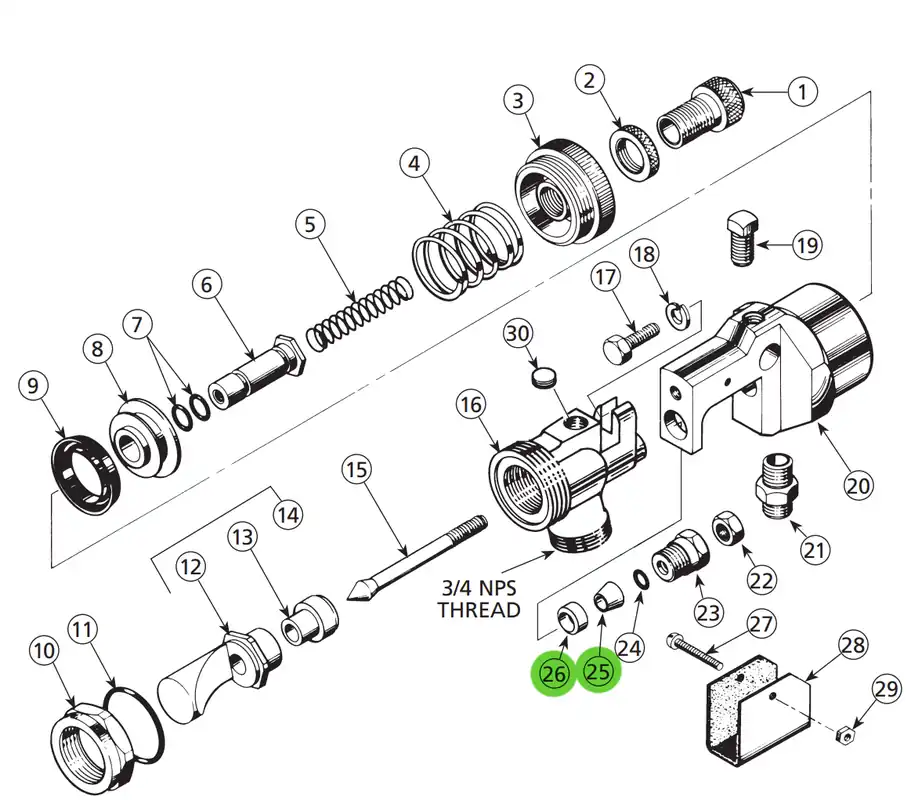 Binks 54-3116 Wiper Kit