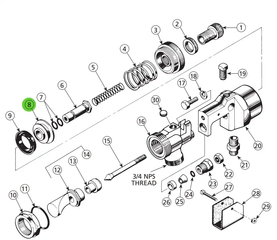 Binks 102-2059 Piston