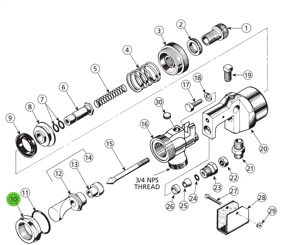 Binks 52-1635 Retainer Ring