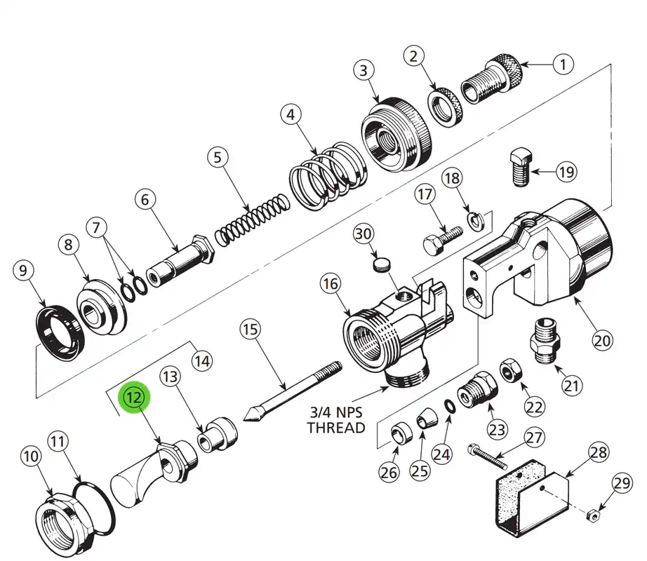 Binks 45-102 Deflector Nozzle