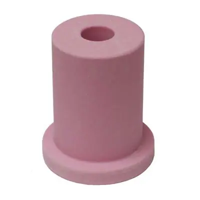 Pirate Brand 502-431 NOZZLE, CERAMIC, STRAIGHT BORE, 5/16" BORE, 1-3/8" LENGTH, FLANGED