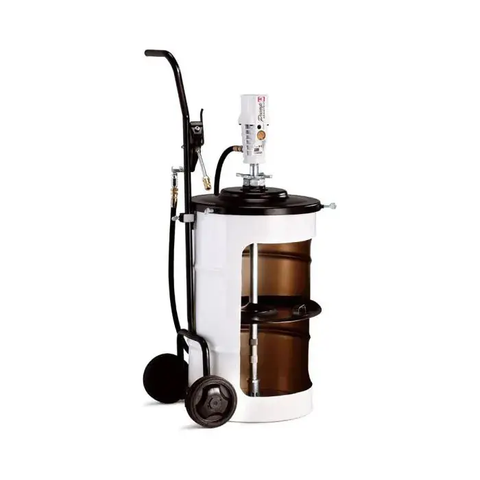 SAMSON Pumpmaster 3 - 55 1 Ratio Grease Pneumatic Pump, 120lb Drum Mobile Package