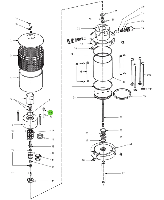 Washer 8b; Medusa™ Pump