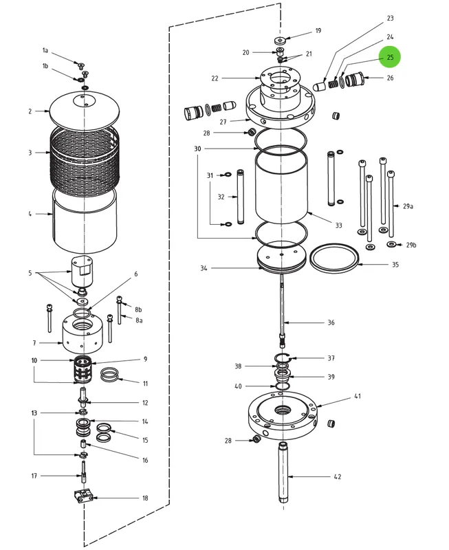 O-Ring 25; Medusa™ Pump