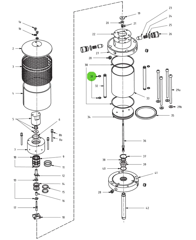O-Ring 31; Medusa™ Pump