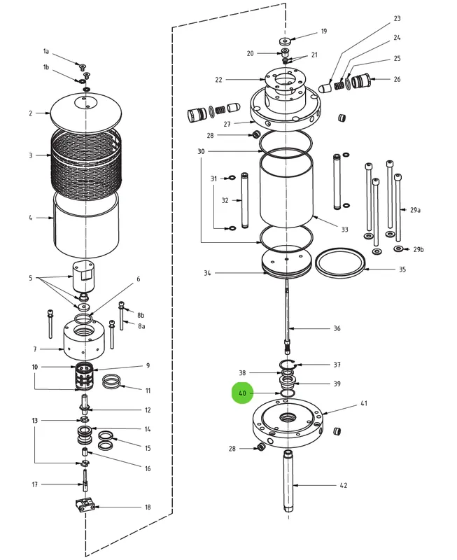 O-Ring 40; Medusa™ Pump