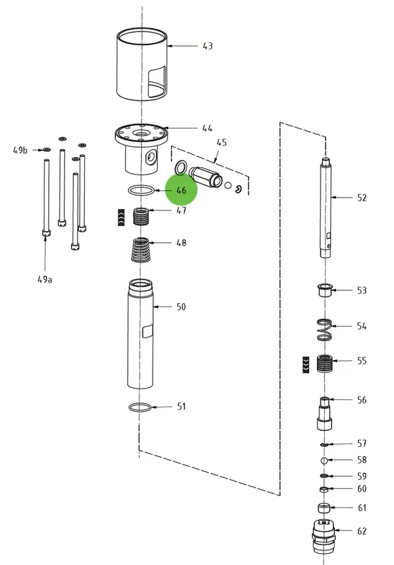 O-Ring 46; Medusa™ Pump