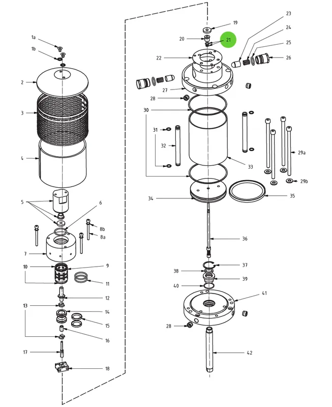 Sealing Gasket 21; Medusa™ Pump
