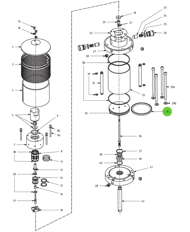 Sealing Gasket 35; Medusa™ Pump