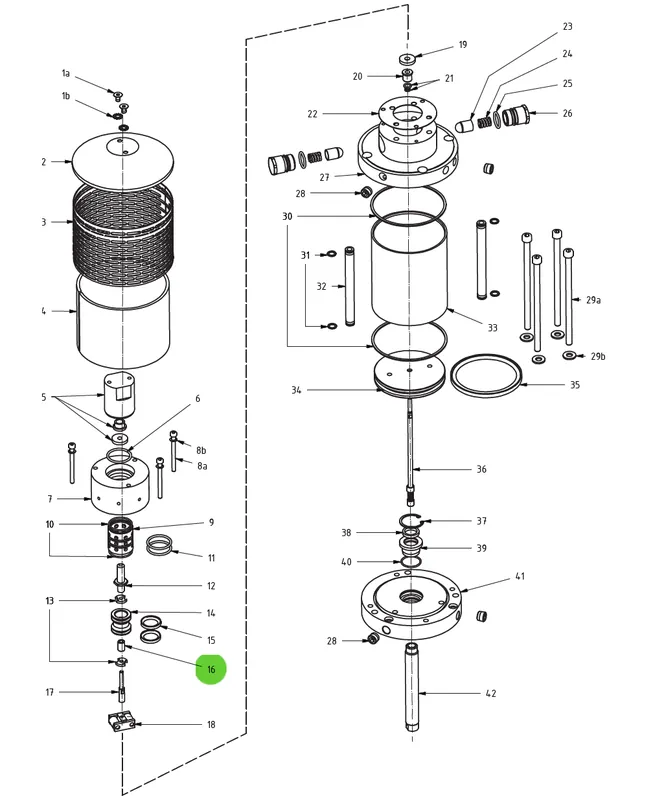 Central Bush 16; Medusa™ Pump
