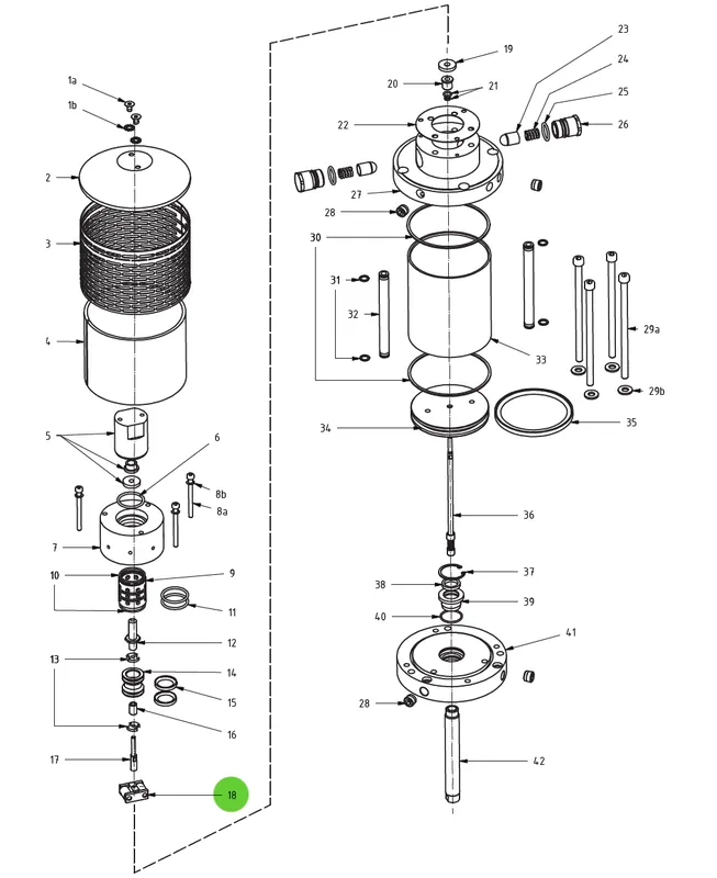 Pilot Valve Block 18; Medusa™ Pump