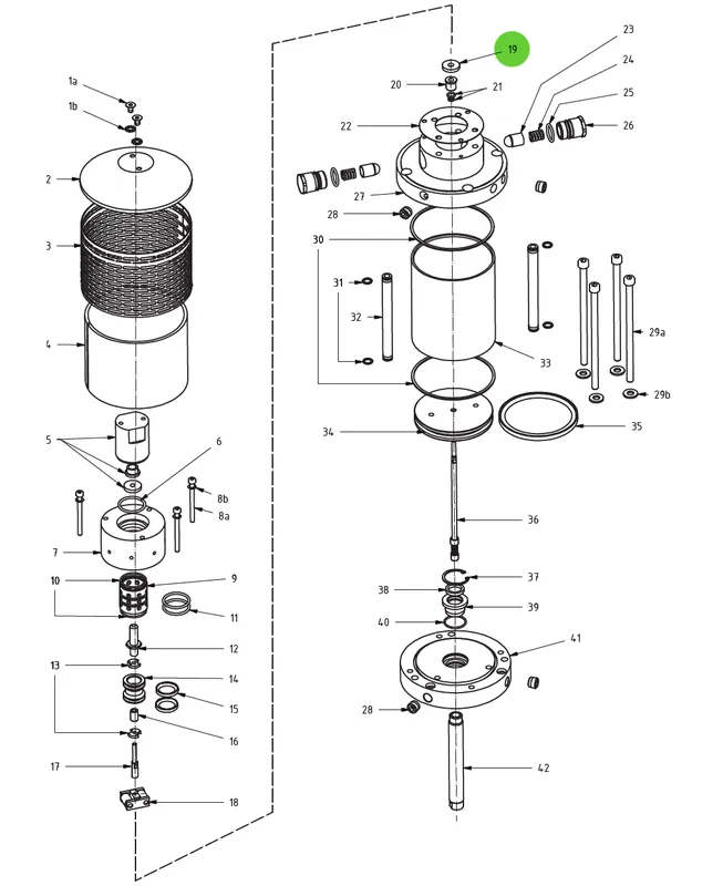 Lower Buffer 19; Medusa™ Pump