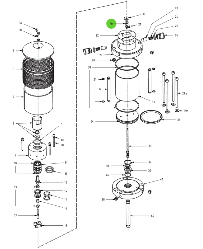 Self Lubricating Bush 20; Medusa™ Pump