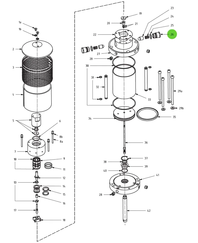 Body, Tracer Point 26; Medusa™ Pump