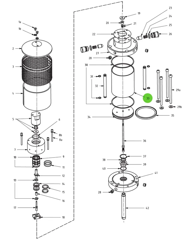 Air Cylinder 33; Medusa™ Pump