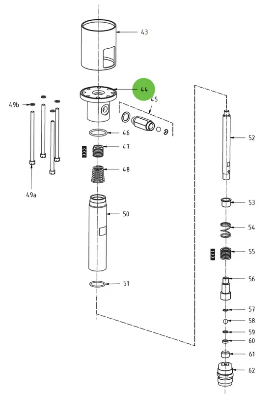 Central Body 44; Medusa™ Pump