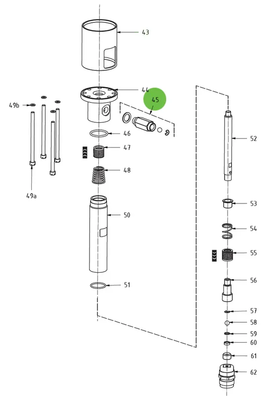 Non-Return Valve 45; Medusa™ Pump