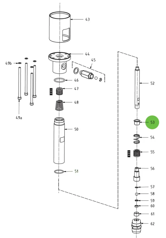 Cup Spring 53; Medusa™ Pump