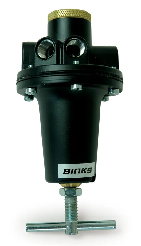 Binks HAR-511 Regulator, 60 SCFM, 0-125 PSI