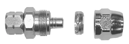 Binks 72-1317 Hose Connection 1/4" NPS(F) Swivel x 5/16" Hose (I.D.)