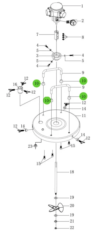 Total Finishing Annular Guard; For 5 Gallon Agitator
