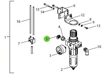 Wagner 9999066 Male Stud Elbow
