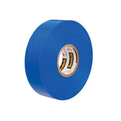 Scotch® 35 Series Premium Grade Color Coding Electrical Tape, Blue