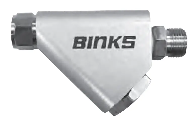Binks Low Pressure Inline Y-Strainer