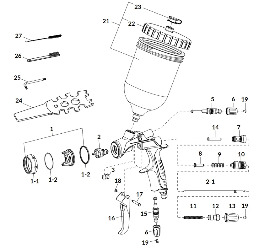 Anest Iwata 93018310 Air Cap Packing Set (2pcs.)