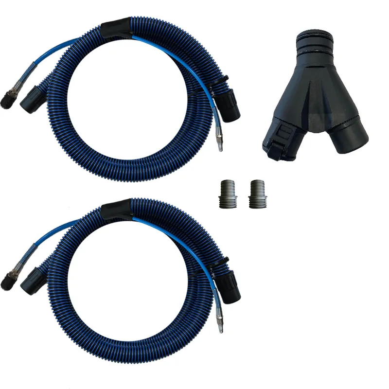 SurfPrep PIV-12 Dual User Vacuum Hose Setup (Air Sander)