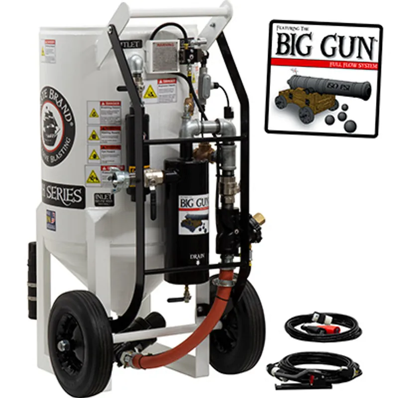 Pirate Brand, S-Series - BIG GUN™, 6.5 cu ft. - Blast Pot, Portable, Pressure HOLD System, 12VDC Electric Controls