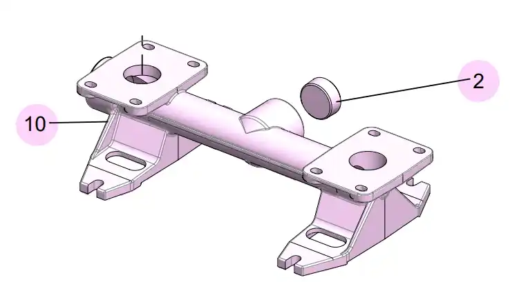 SAMOA UPXXR-HP-1AN Inlet Manifold, Aluminum