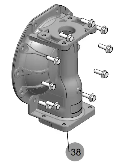 SAMOA UPXXR-HP-3A0 Fluid Cover, Aluminum