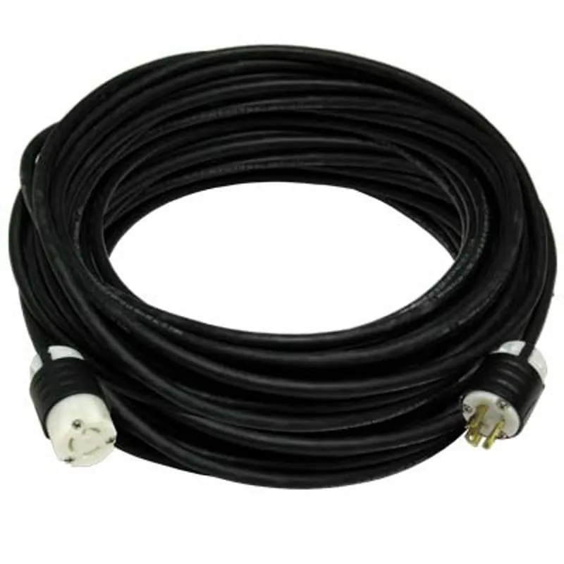 Pirate Brand - Electrical Extension Control Cord w/ STANDARD TWISTLOCK CONNECTORS, 110‘