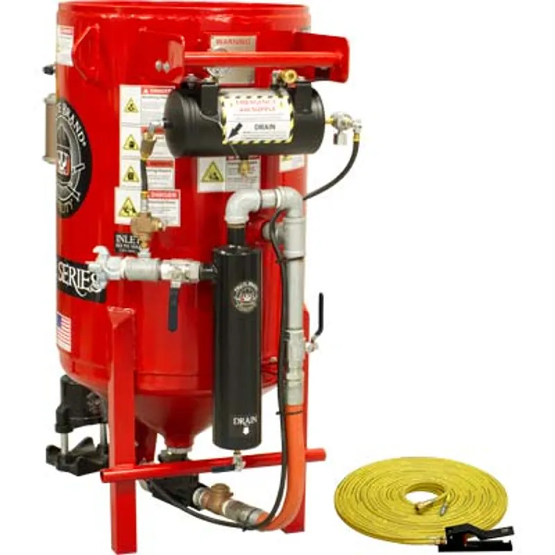 Pirate Brand, K-Series, 6.5 cu ft., Blast Pot, STATIONARY, Pressure HOLD System, Pneumatic Controls w/ 100 Metering Valve
