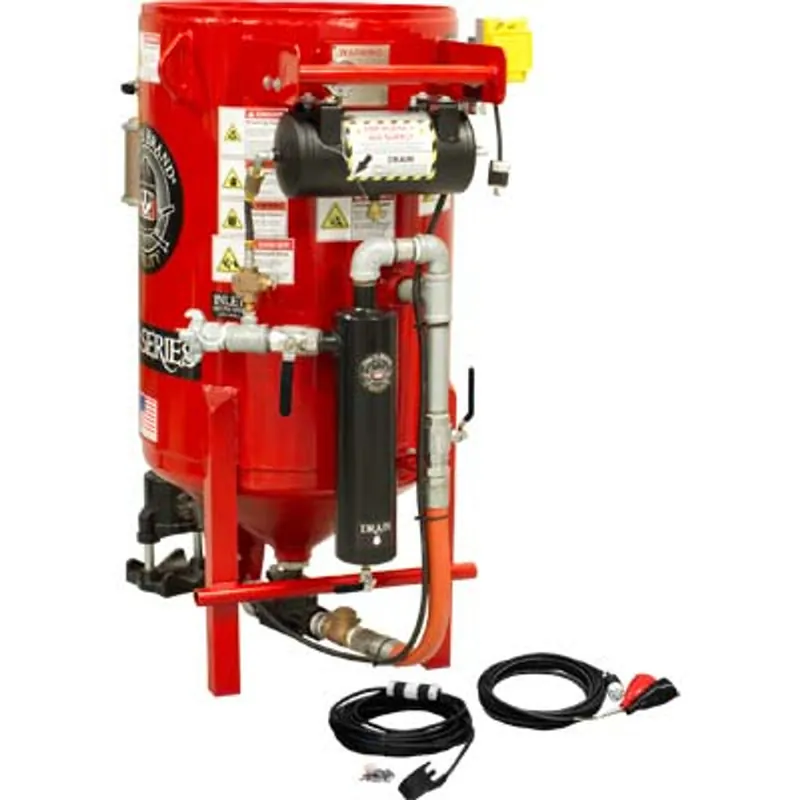 Pirate Brand, K-Series, 6.5 cu ft., Blast Pot, STATIONARY, Pressure HOLD System, 12VDC Electric Controls w/ 100 Metering Valve