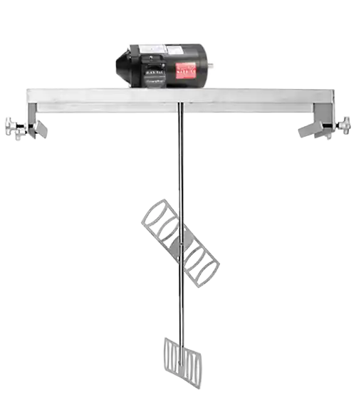 Heavy Duty Gear Reduced Tote Mixer With 1HP Electric Motor