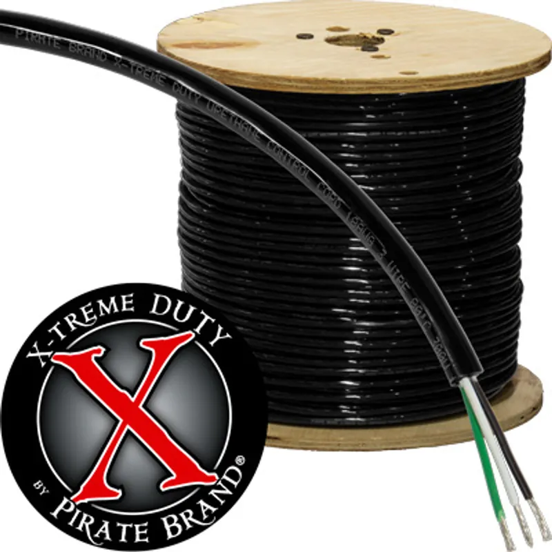 Pirate Brand - Control Cord, X-TREME DUTY™, Urethane Jacket, 18AWG, 3 Wire, Price Per 10‘ Increment