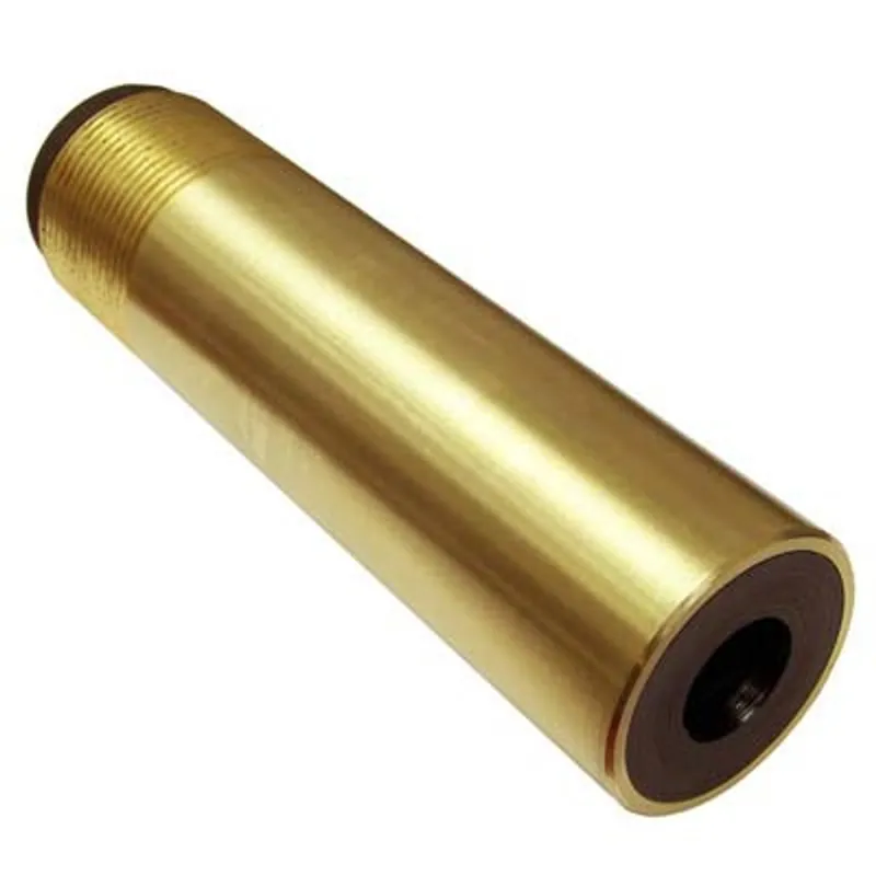 Pirate Brand - Nozzle, Tungsten Carbide, Long Venturi, 1" Entry, 1-1/4" Thread, Brass Jacket