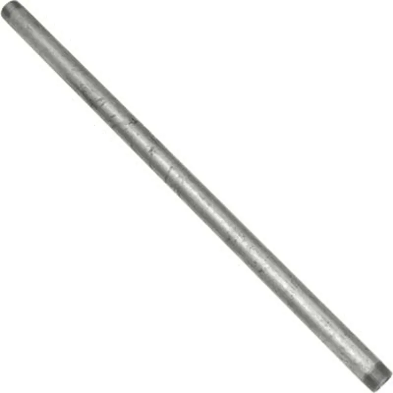 Pirate Brand - Nipple, Schedule 80, TBE, Galvanized, 1-1/4" x 36"